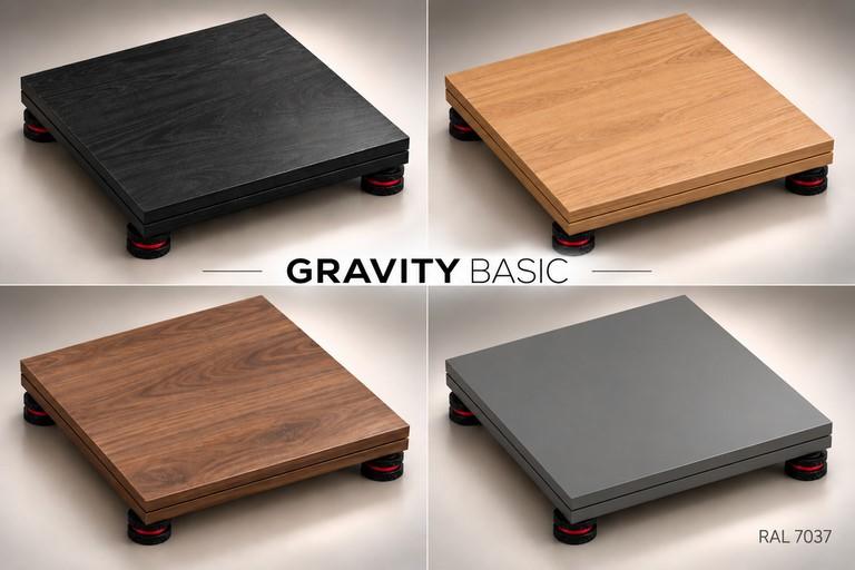 Basi in vari colori piattaforma demaudio hi-fi Basi antivibrazione giradischi diffusori ed elettroniche
