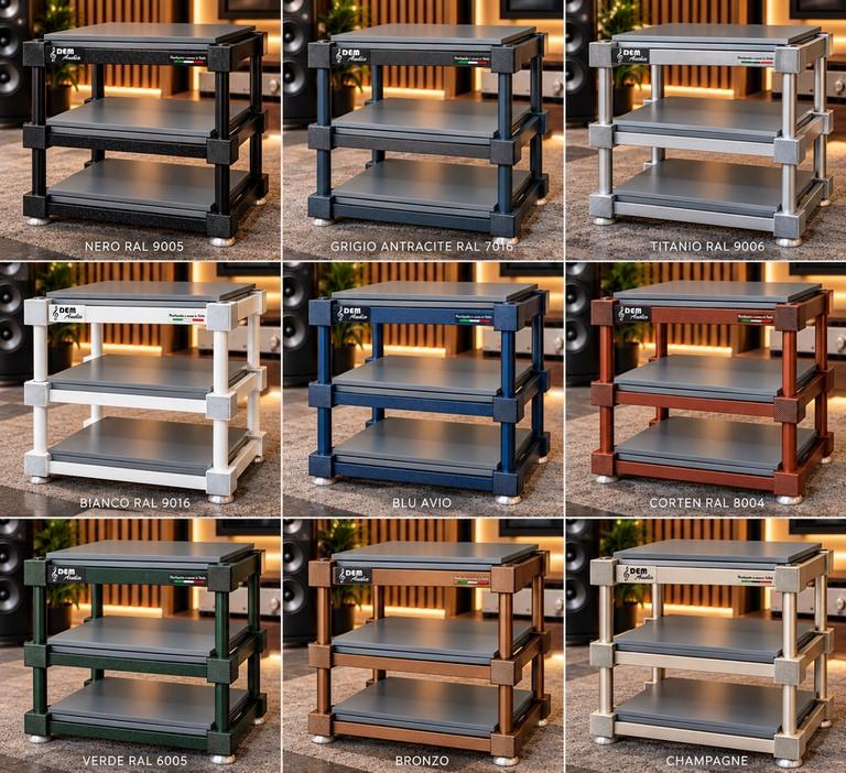 Esempi abbinamento Gravity Demaudio rack tower version Gravity rack demaudio simulation IA