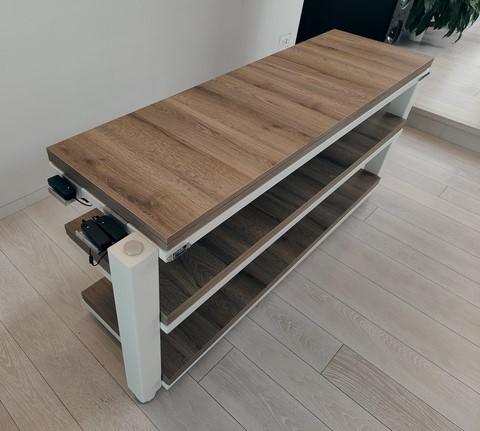 Demaudio ExTrema classic soggiorno personalizzato con materiali antivibrazione brevettati Mobile hi-fi artigianale ExTrema Classic su misura a Demaudio XL