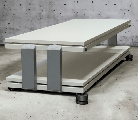 Rack mobiletto hi-fi Demaudio aurea basic line Demaudio personalizzato V2 XL Rack hi-fi artigianale Aurea Basic Line per impianti audio V2