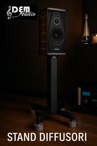 Stand diffusori su misura Demaudio artigianali Made in Italy