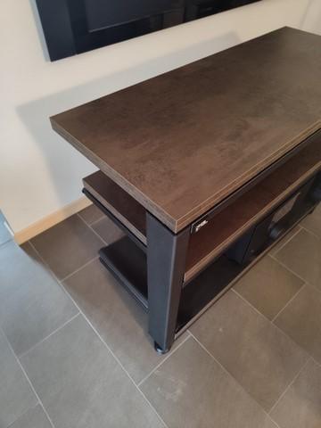 ExTrema evo Demaudio rack antivibrazione e su misura personalizzato finitura oxid brown Mobile hi-fi artigianale ExTrema Evo Demaudio