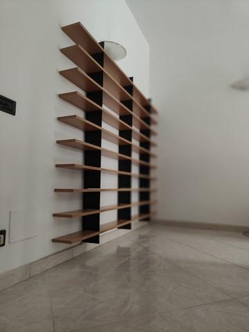Vista laterale libreria Demaudio Living collection Demaudio