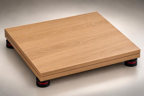ROVERE NATURALE EFFECT BASE DEMAUDIO PER GIRADISCHI DIFFUSORI ELETTRONICHE HI-FI