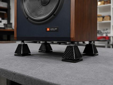 BLACK GLOSS PIEDINI CUSTOM JBL 4367