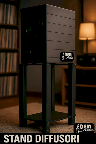 Demaudio Stand diffusori made in Italy per casse da scaffale