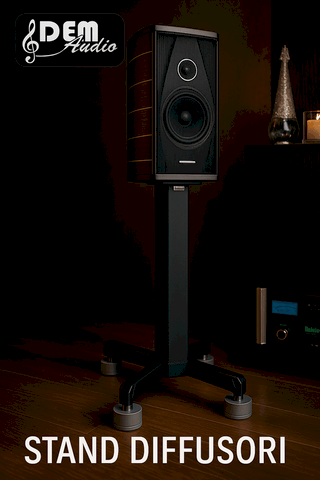 Stand diffusori su misura Demaudio artigianali Made in Italy